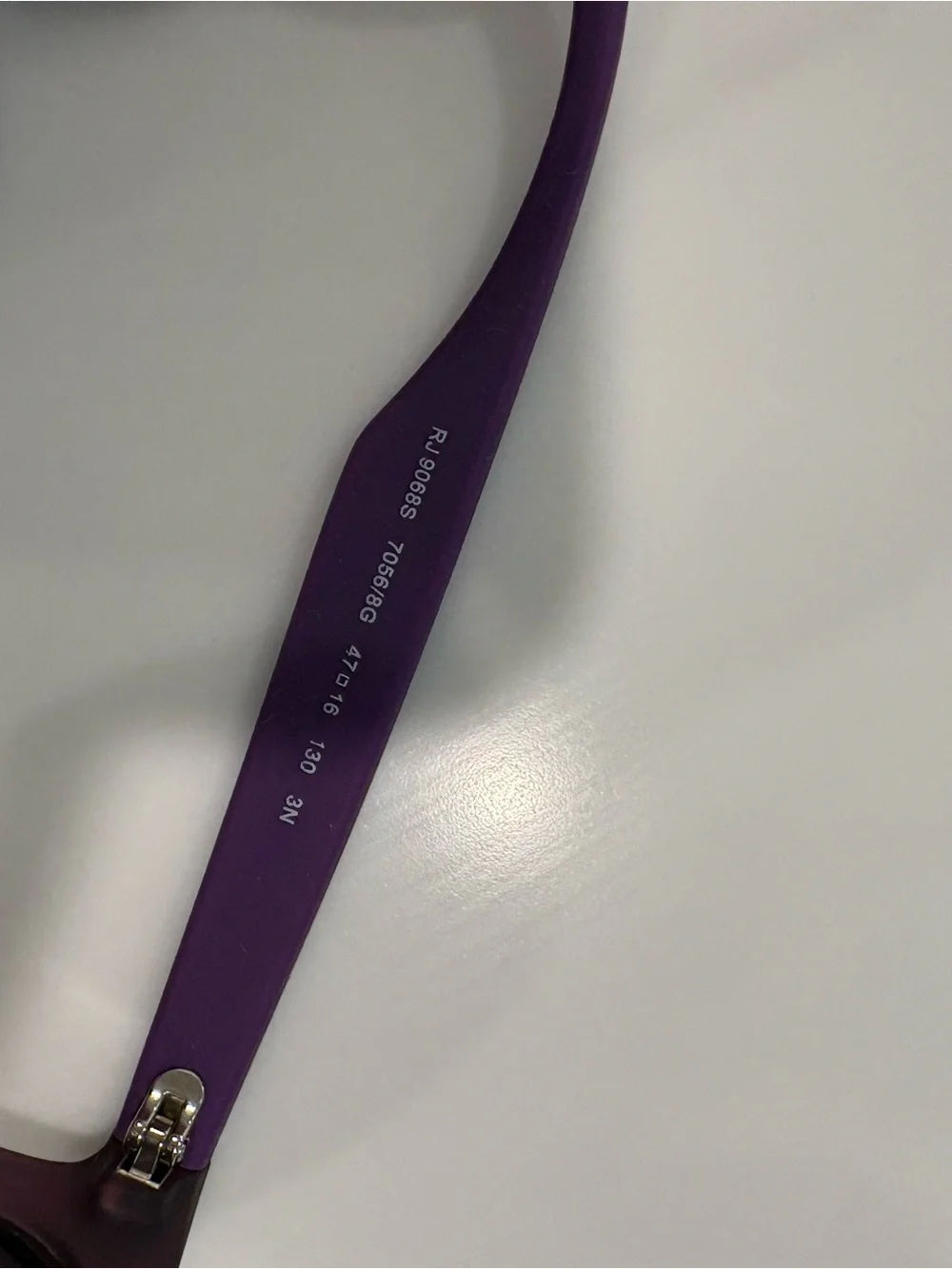 Ray-Ban Kid’s Purple Sunglasses with Dark Lenses